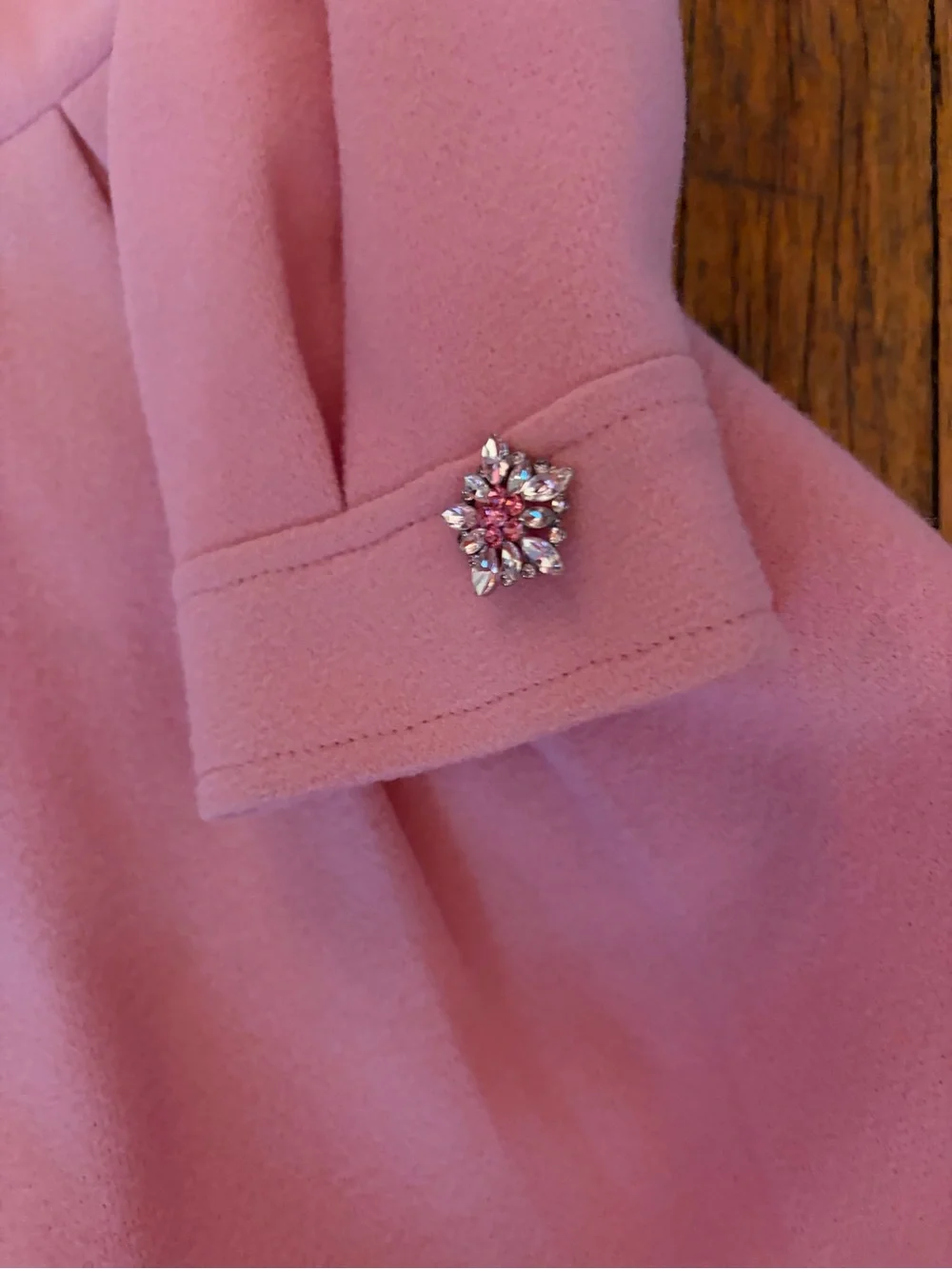 Girl pink peacoat